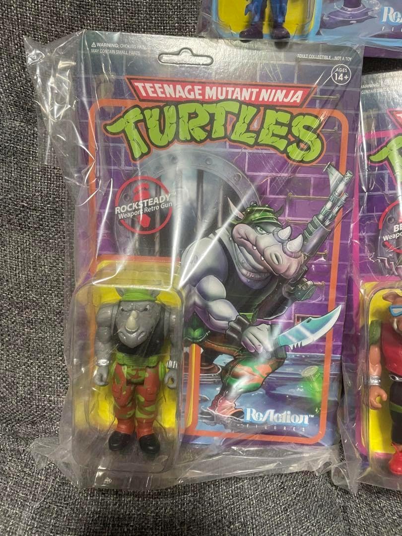 タートルズ フィギュアセット　シュレッダー　ビーバップ　ロックステディ タートルズ フィギュアセット シュレッダー ビーバップ ロック